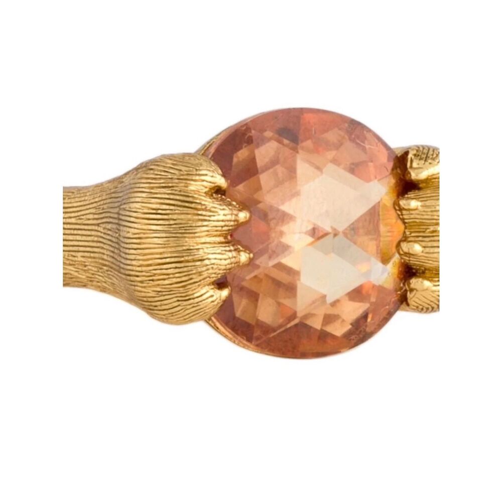 kate spade Krystal house double cat paw ring